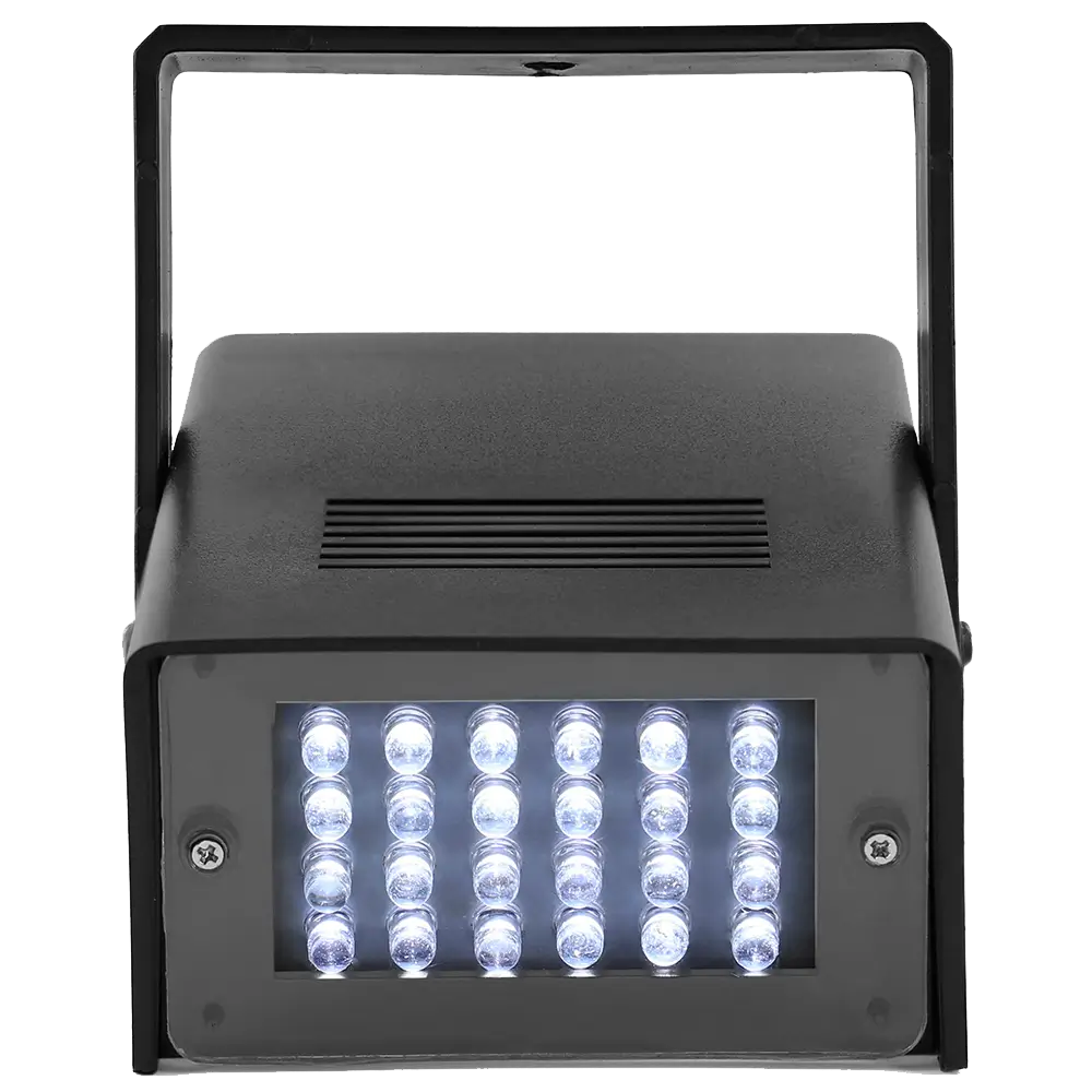 FLASHLED-MINI" LED-stroboskop - 24 hvide LED'er, justerbar hastighed