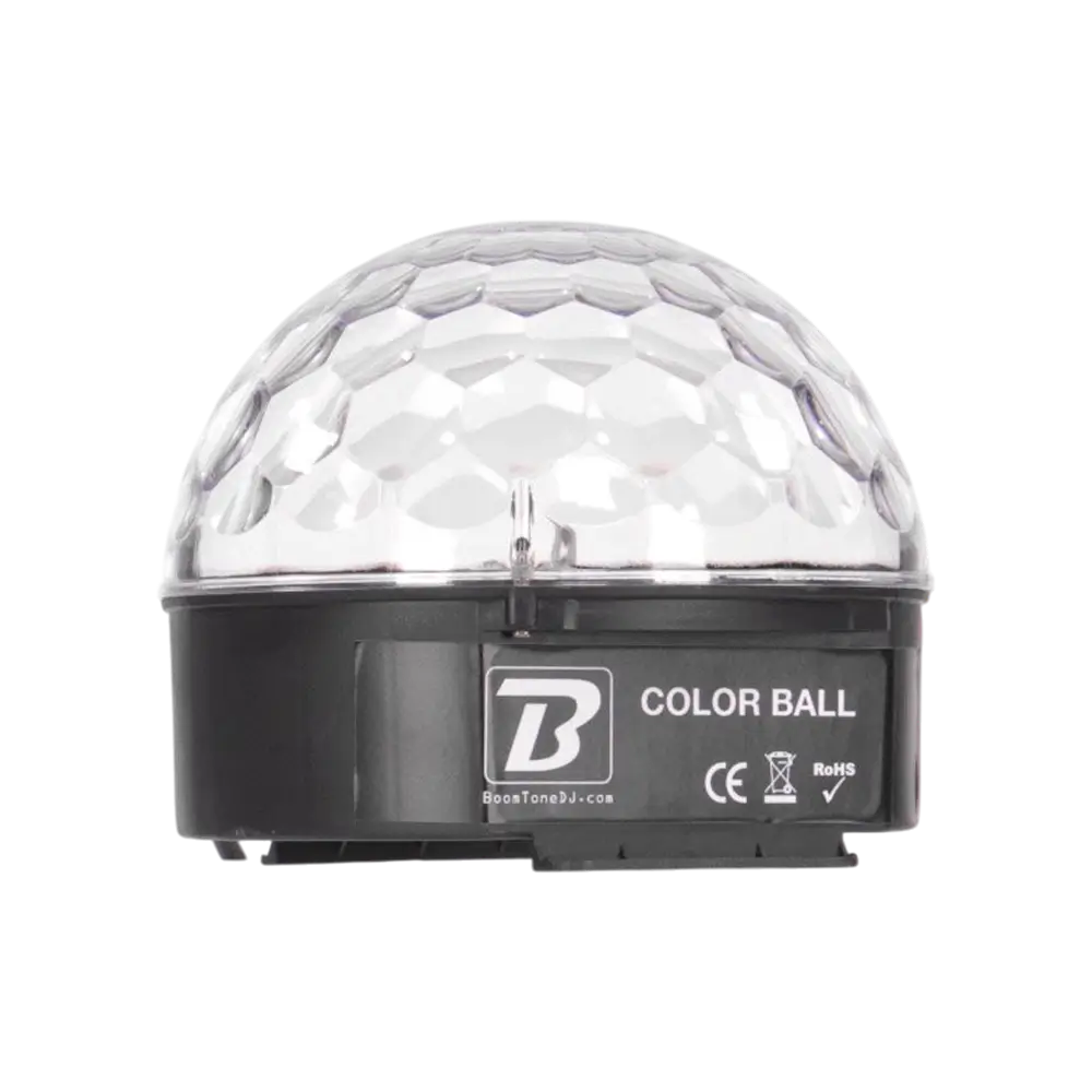 Color Ball" LED-lyssæt - RGB 9W, 82 linser, fjernbetjening medfølger
