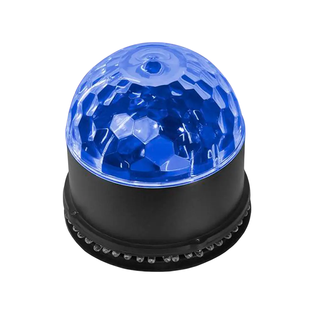 SunBall"-LED-lyssæt - 48 RGB-LED'er, sol- og diskokugleeffekter, auto- og lydtilstand