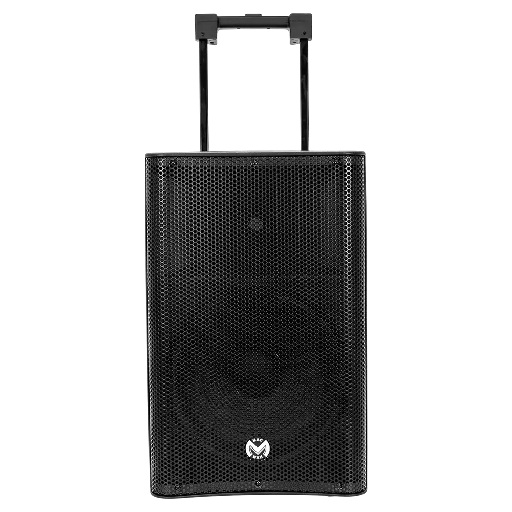 Bærbar højttaler "Mobile Pro 12" Mac Mah – 500W, Bluetooth, 2 UHF-mikrofoner
