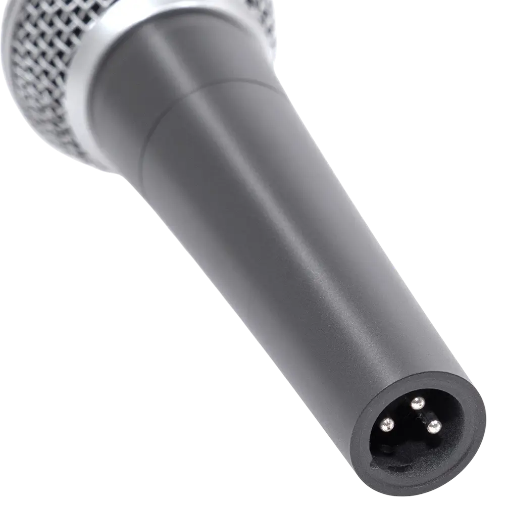 Dynamisk mikrofon "MIC 300" Mac Mah – Pakke med 3 kablede mikrofoner med kuffert, klemmer, superkardioide, XLR