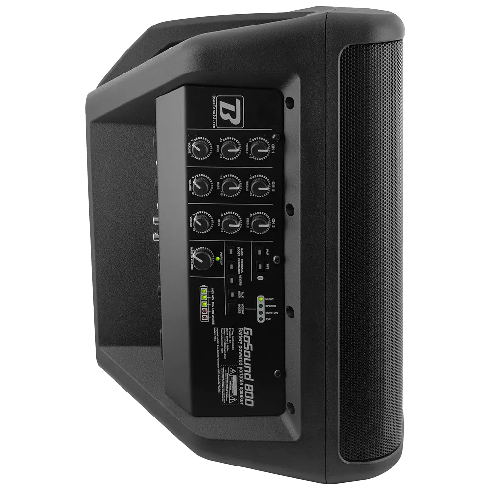 GoSound 800" bærbar højttaler - 100W RMS, Bluetooth 5.0, DSP 4 modes, 4 timers batteri