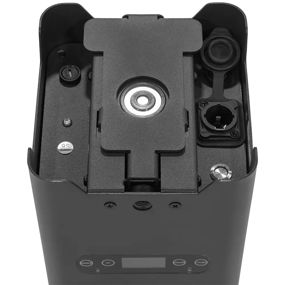 LED-projektører "IZY Glow Set" Mac Mah – 6×15W RGBWA-UV, trådløs DMX, genopladelige