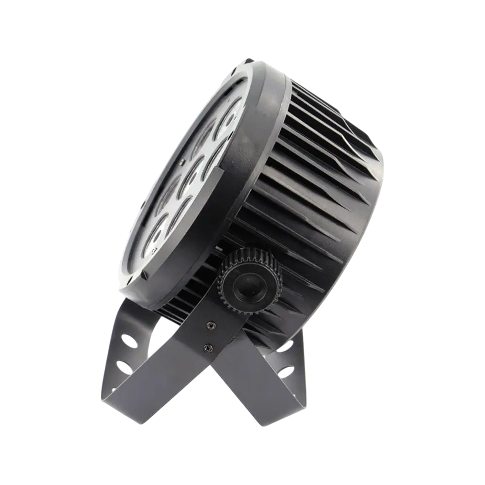 7x10W 5in1 LED PAR-projektør - 7 RGBWA-lysdioder, DMX, auto- og musiktilstande og fjernbetjening