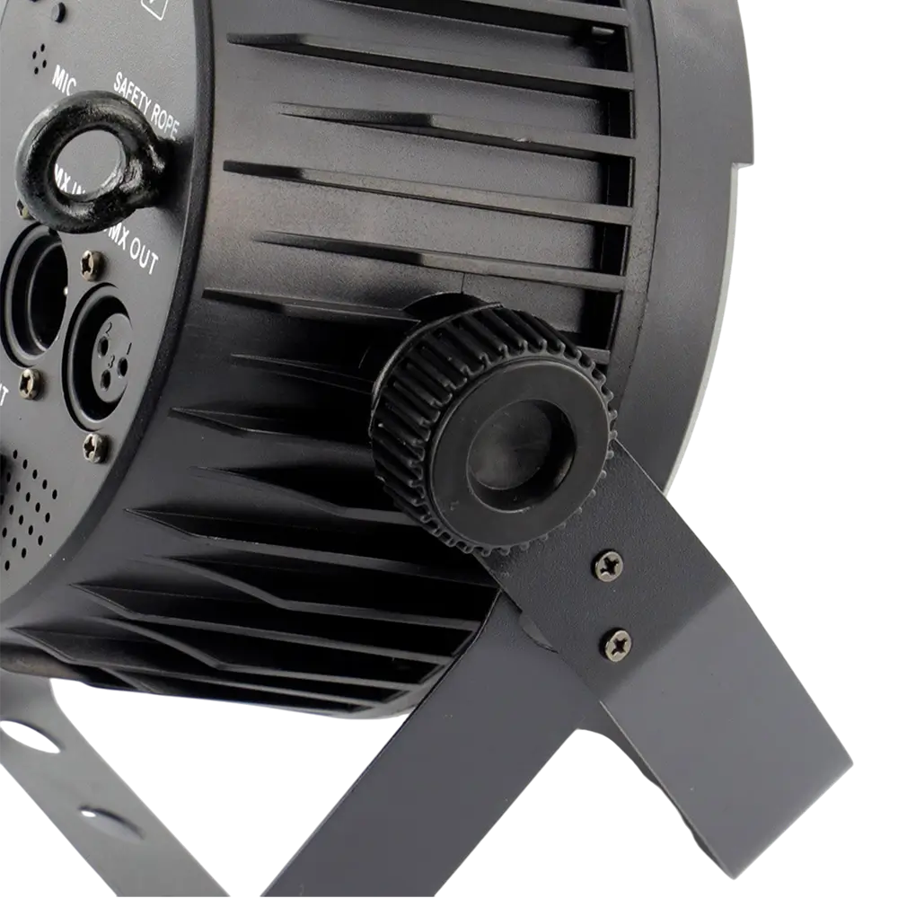 7x10W 5in1 LED PAR-projektør - 7 RGBWA-lysdioder, DMX, auto- og musiktilstande og fjernbetjening