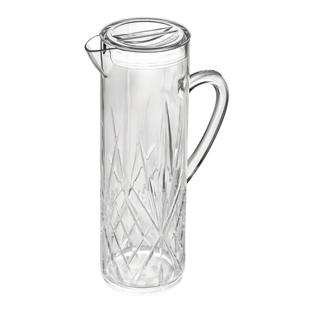 Firenze" ubrydelig karaffel med låg - 1,5 L i transparent SAN