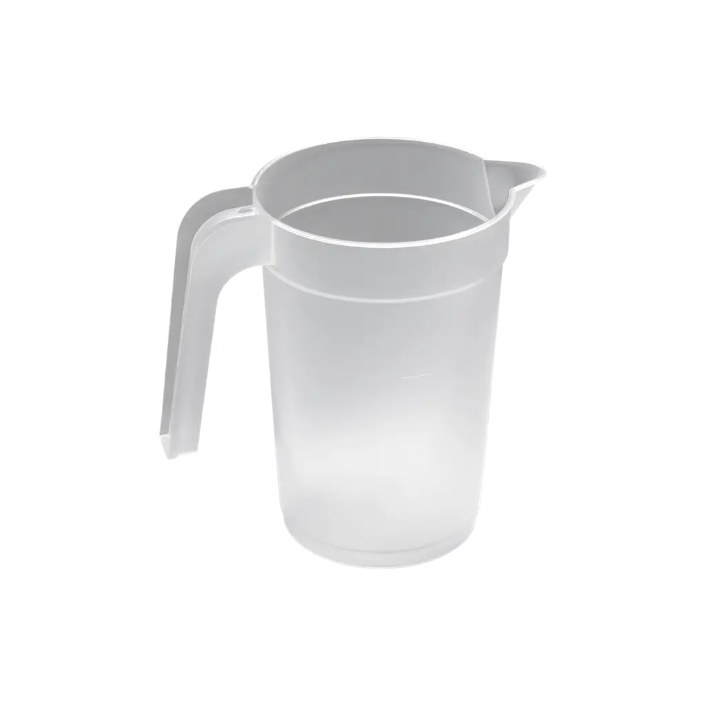 1,5L genanvendelig kande i plast