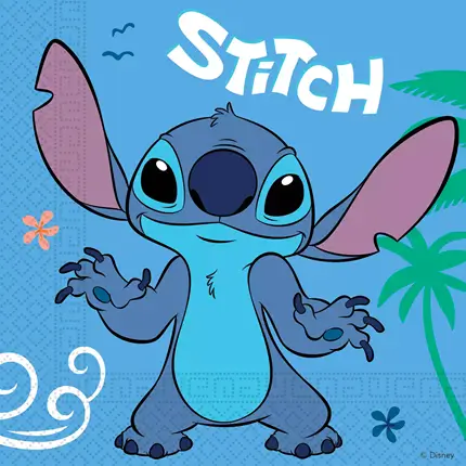 Stitch-serviet - Pakke med 20 stk.
