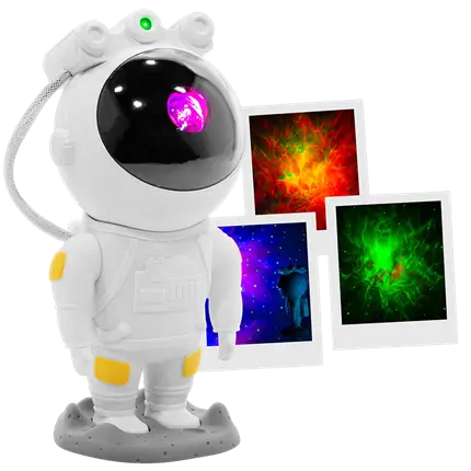 Star Man LED-spotlight med bevægelig stjernetåge og stjernehimmel - BoomTone DJ