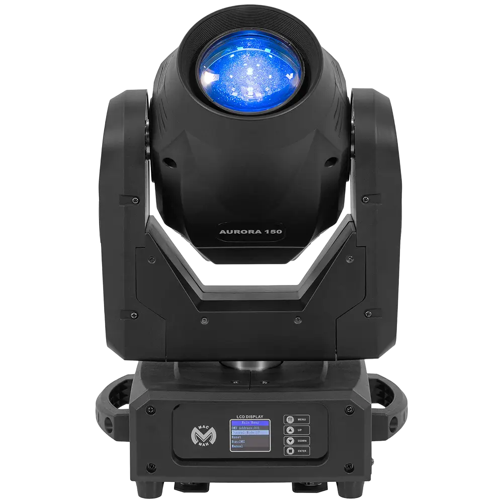 Pakke med 2 "Aurora 150 BSW" beam + spot + wash-hybrider med flightcase - Mac Mah