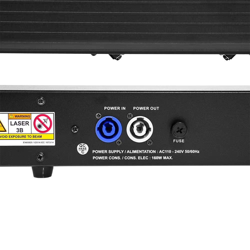 Laser bar pro "Laser Bar 6X1000RGB" 6×1000 mW motoriseret RGB - Evolite