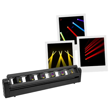 Laser bar pro Laser Bar 6X1000RGB 6×1000 mW motoriseret RGB - Evolite