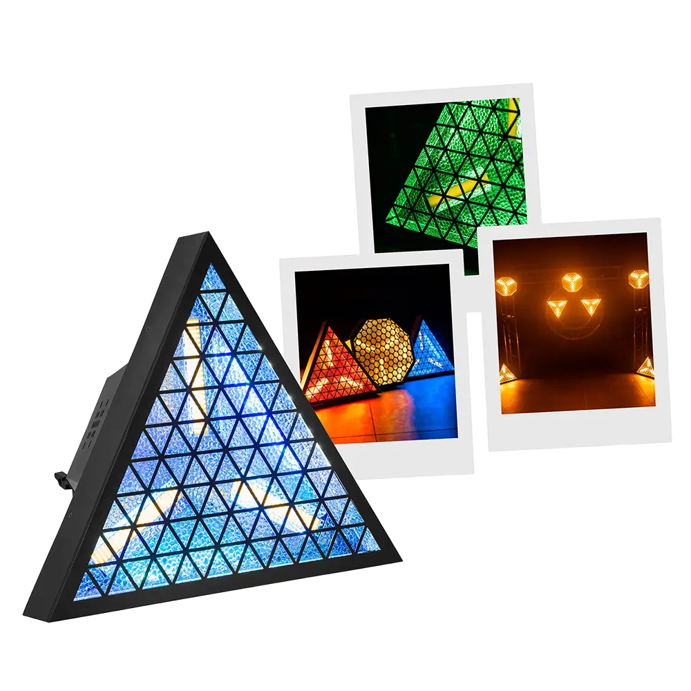 Amber-T" retro LED-effekt ravfarvet rør + RGB DMX - Mac Mah