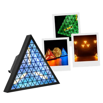 Amber-T retro LED-effekt ravfarvet rør + RGB DMX - Mac Mah