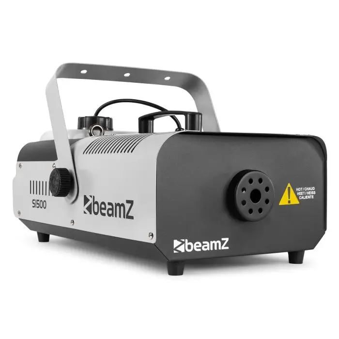 BEAMZ S1500 Røgmaskine med DMX - 1500W + kabelfjernbetjening med timer