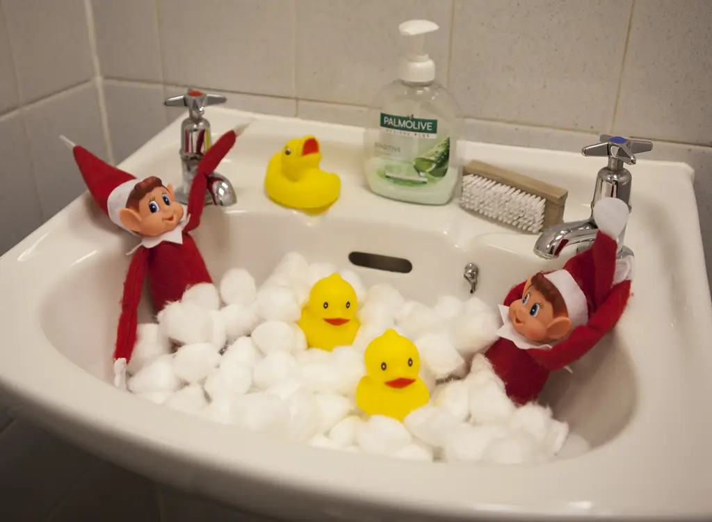 Julenisser til drenge og piger (sæt med 2)