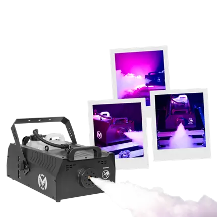 2000 W tågemaskine - Mac Fog 2000 Mac Mah - Kraftig stråle og DMX-kontrol