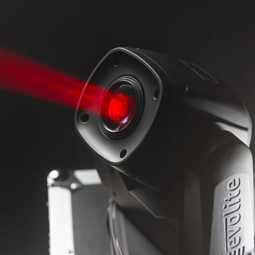 Pakke med 2 spotlights 100 W i flightcase - Evo Spot 100 CR Set Evolite - Multicolour LED & DMX control