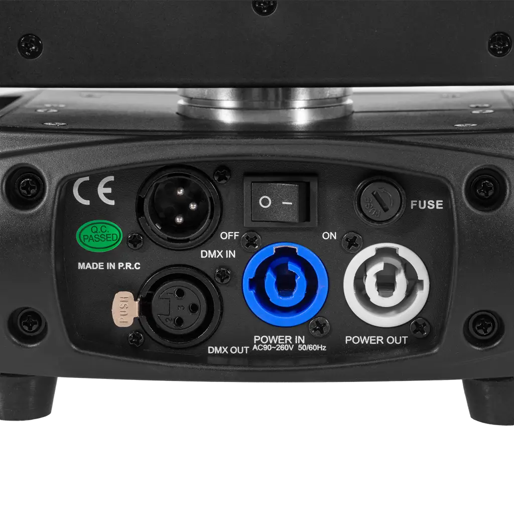 Wash-spot 725 W - Evo Wash 725 CRz Evolite - flerfarvet LED og DMX-styring