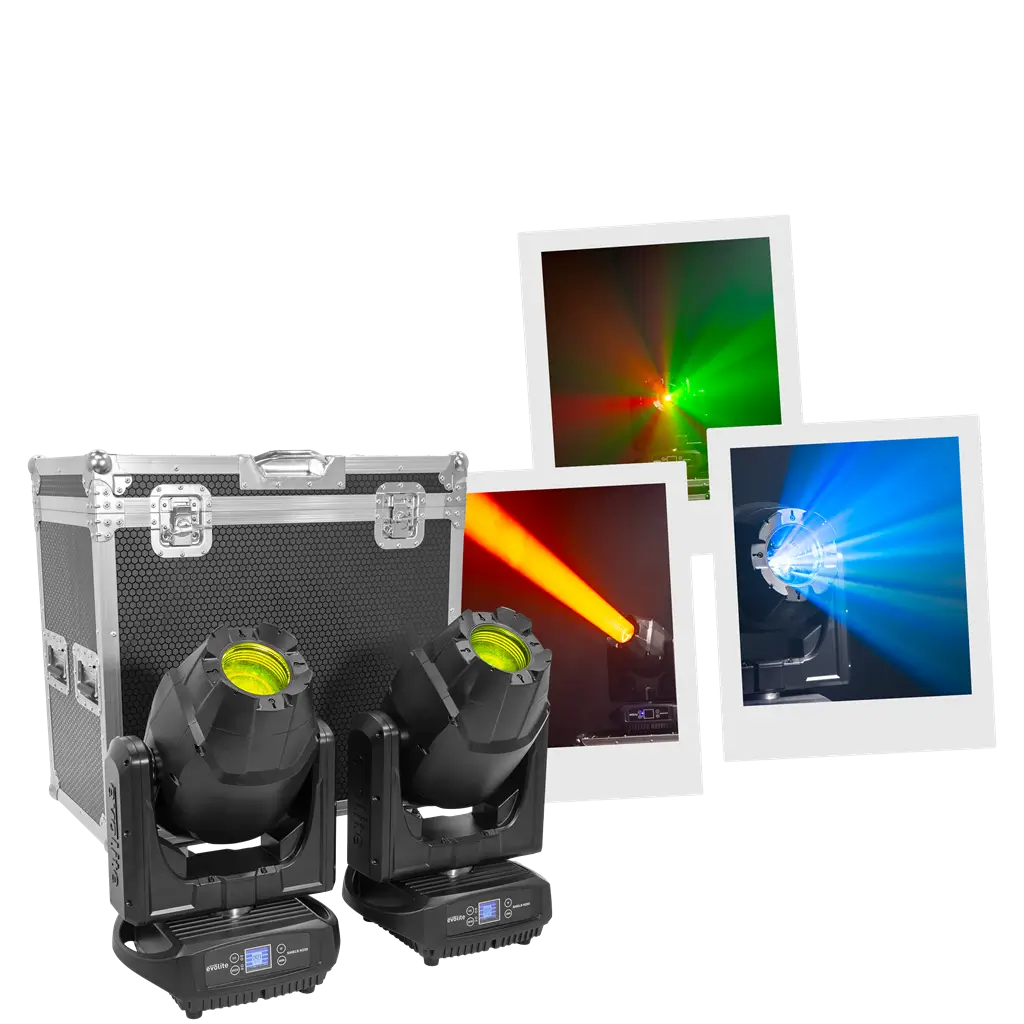 250 W hybrid projektør - Shield H250 IP65 Evolite - Indendørs og udendørs brug - DMX & Gobos