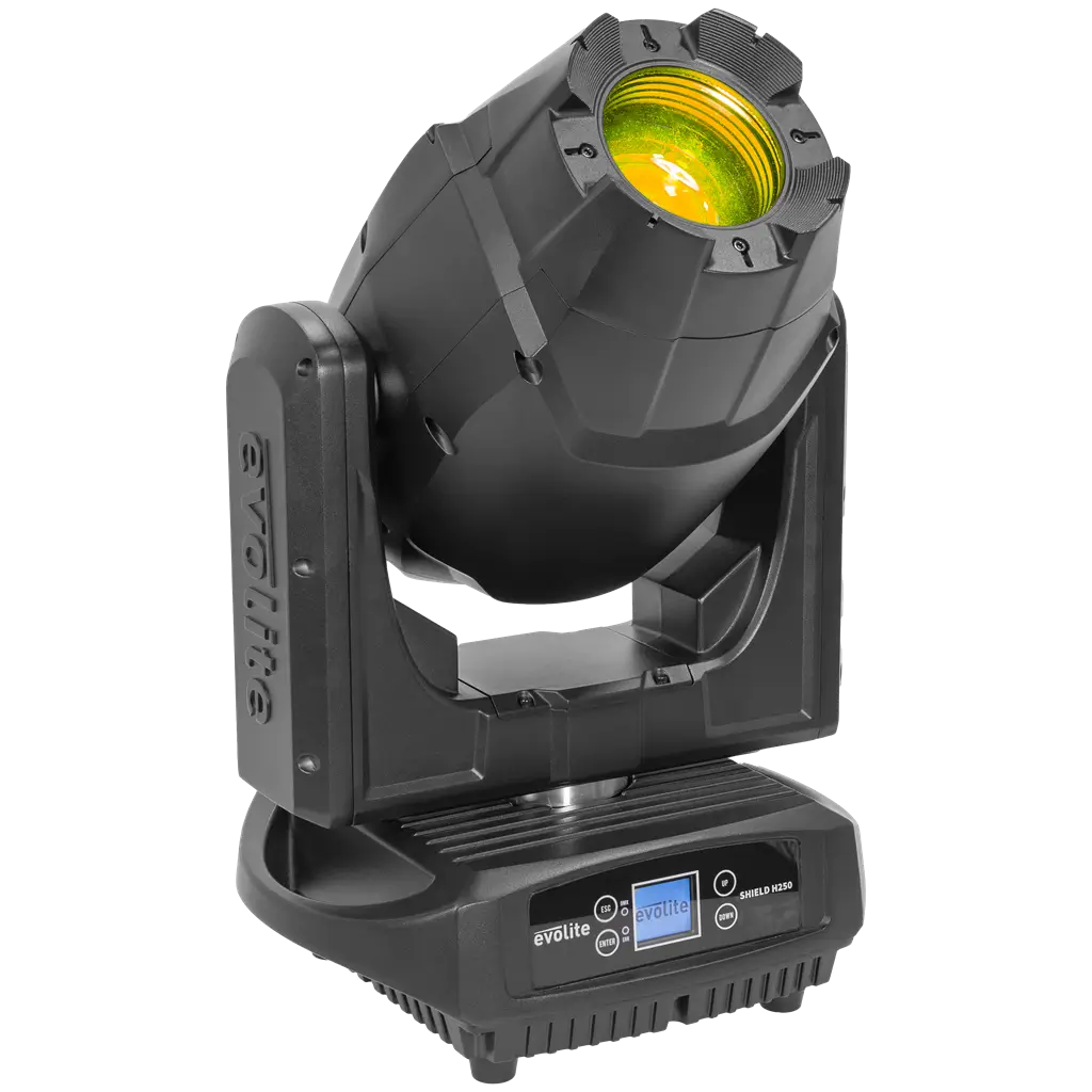 250 W hybrid projektør - Shield H250 IP65 Evolite - Indendørs og udendørs brug - DMX & Gobos