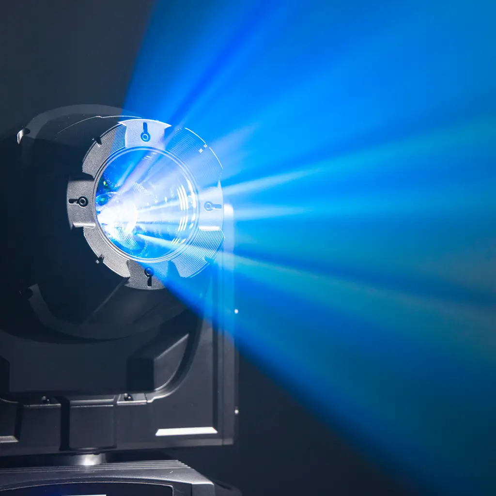 250 W hybrid projektør - Shield H250 IP65 Evolite - Indendørs og udendørs brug - DMX & Gobos