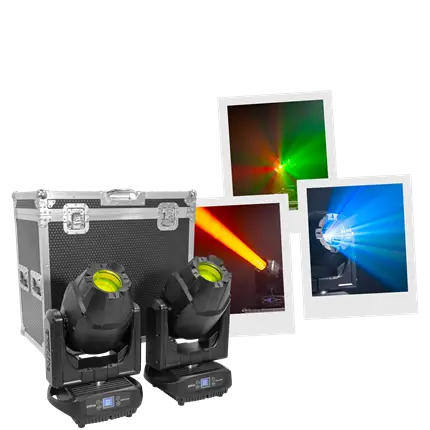 250 W hybrid projektør - Shield H250 IP65 Evolite - Indendørs og udendørs brug - DMX & Gobos