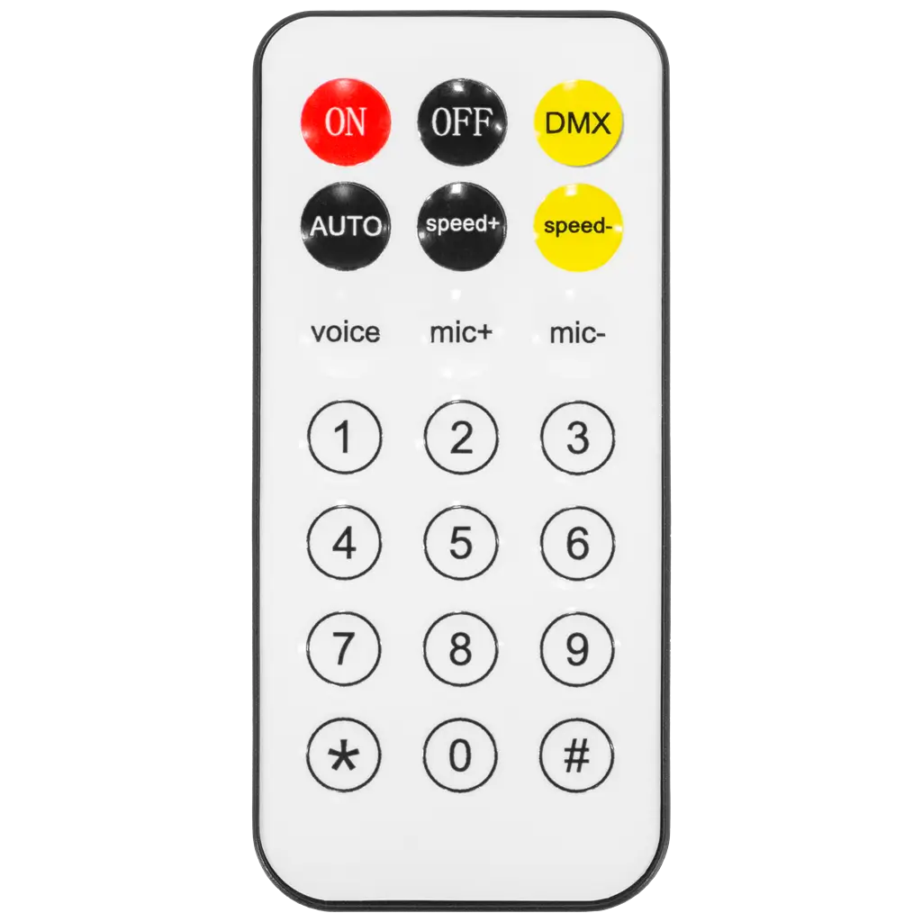 Roterende effektprojektor - BoomTone DJ-spinner - Flerfarvet LED & strobe & DMX-kontrol