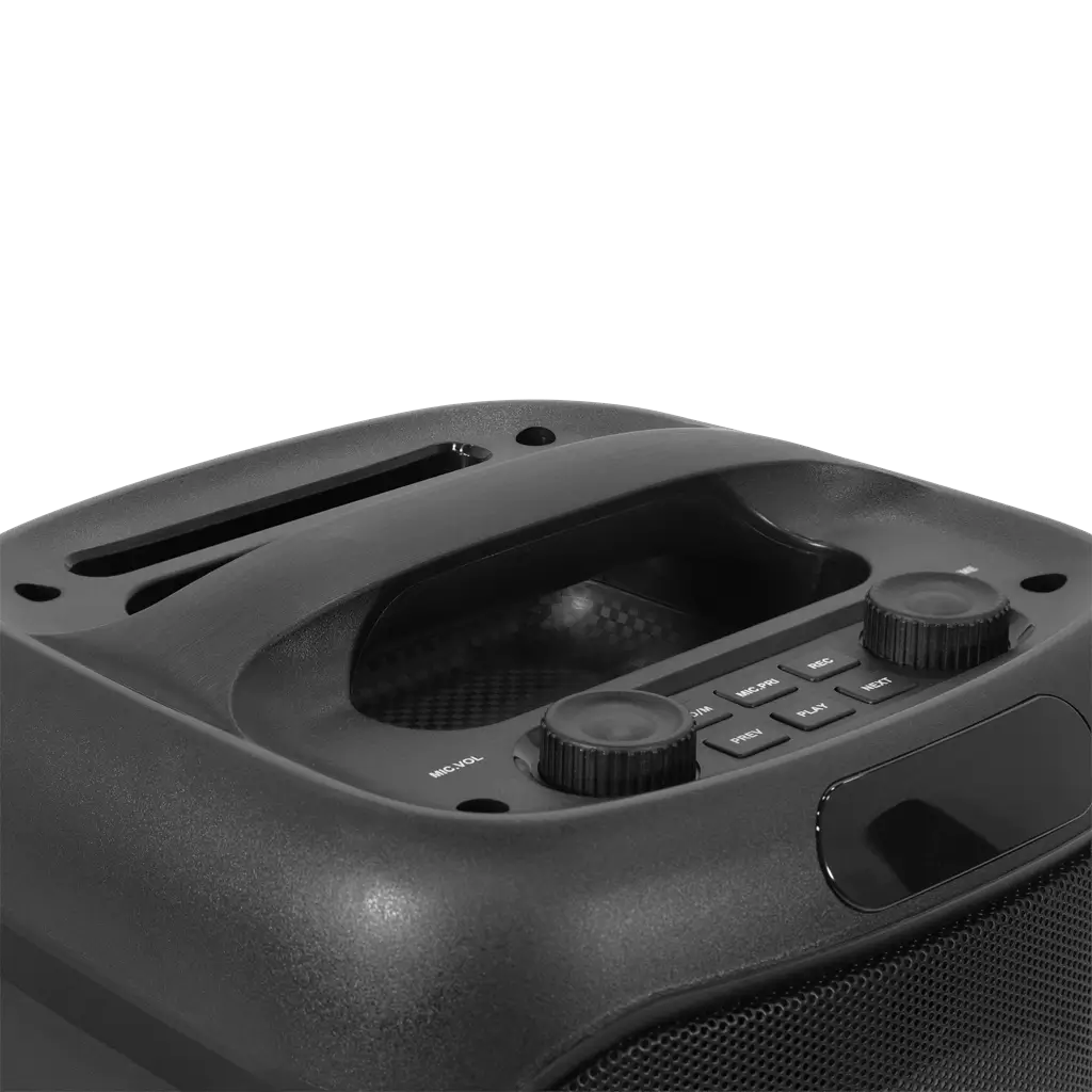 Bærbar højttaler - Cube 200 BoomTone DJ - Bluetooth 5.0, indbygget batteri og LED-belysning