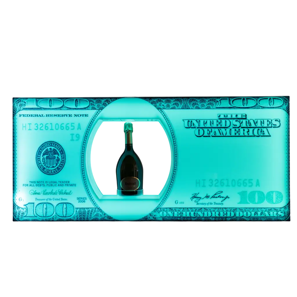 Dollar service ritual - Oplyst VIP flaske display | By Sparklers®.