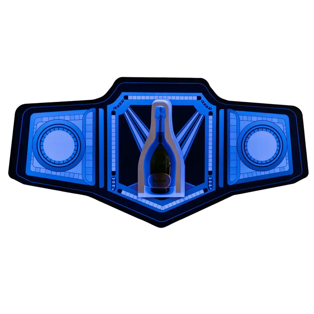 Rituel de service "Boxe" - Oplyst VIP-flaskedisplay | By Sparklers