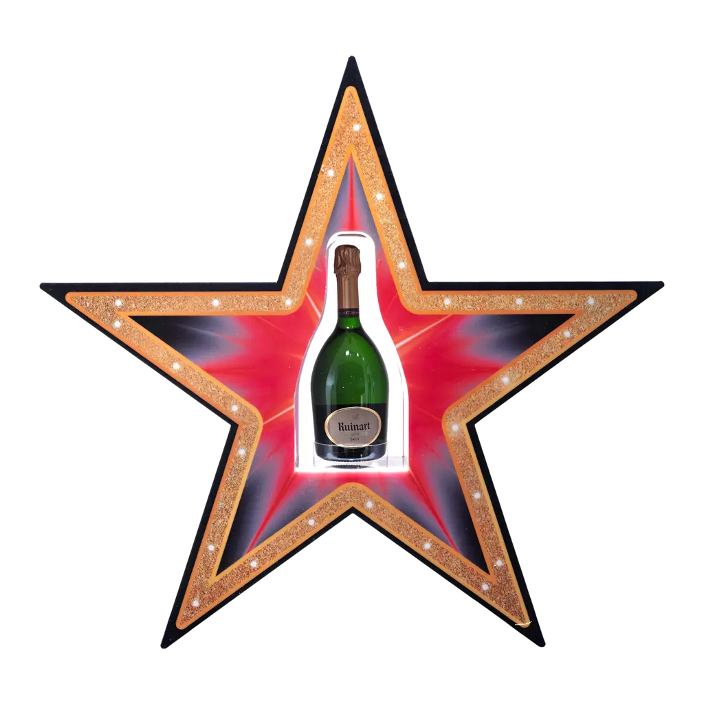 Rituel de service "Étoile" - Oplyst VIP-flaskedisplay | By Sparklers