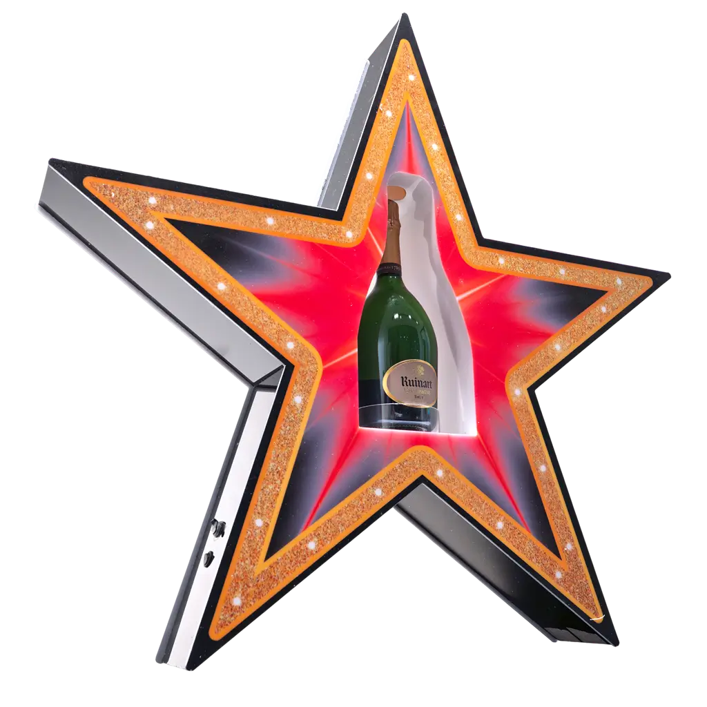 Rituel de service "Étoile" - Oplyst VIP-flaskedisplay | By Sparklers