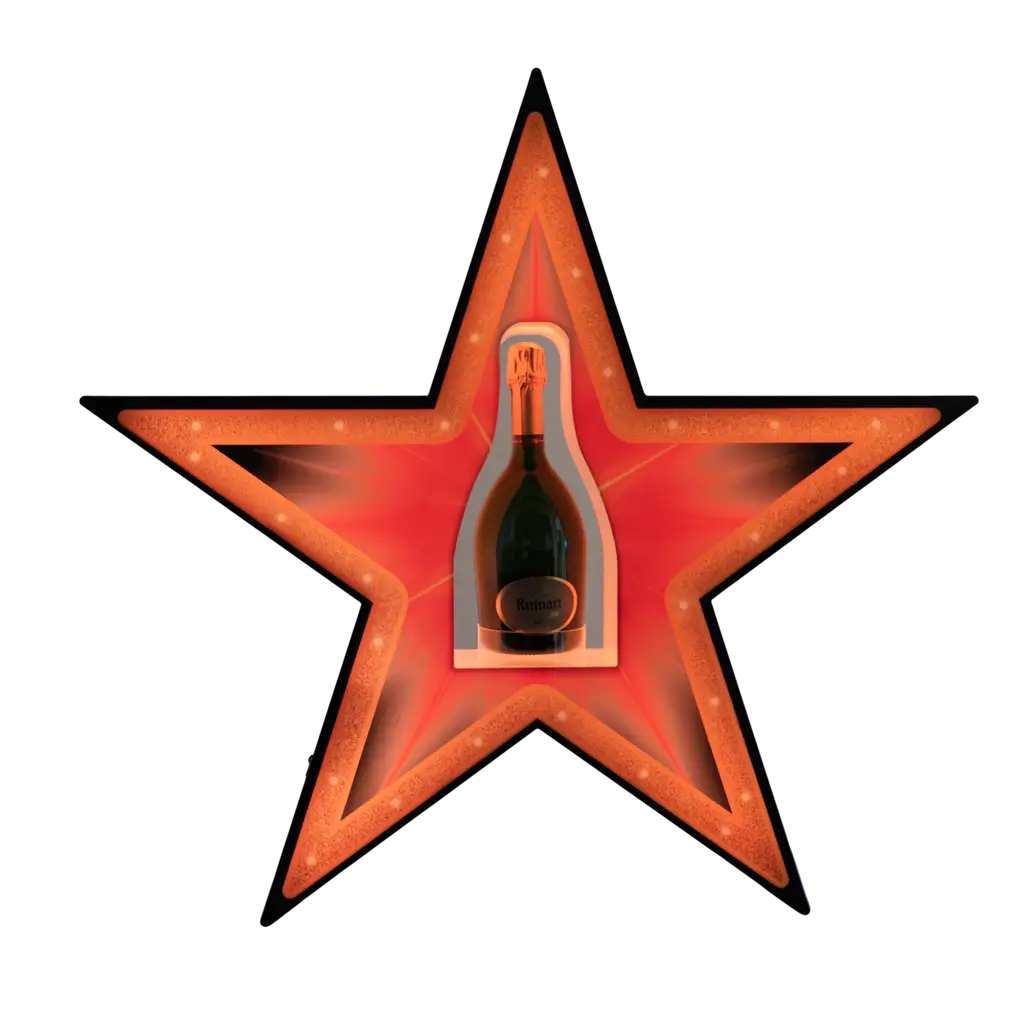 Rituel de service "Étoile" - Oplyst VIP-flaskedisplay | By Sparklers