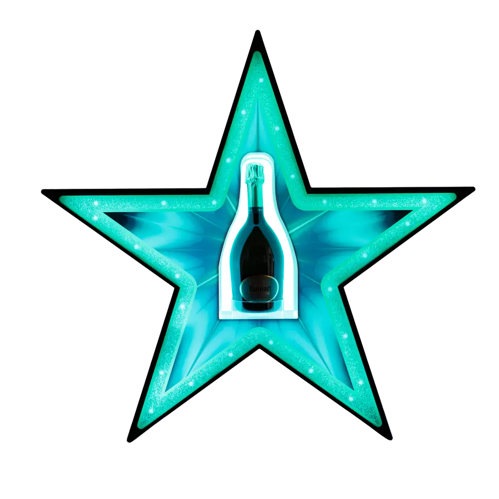 Rituel de service "Étoile" - Oplyst VIP-flaskedisplay | By Sparklers