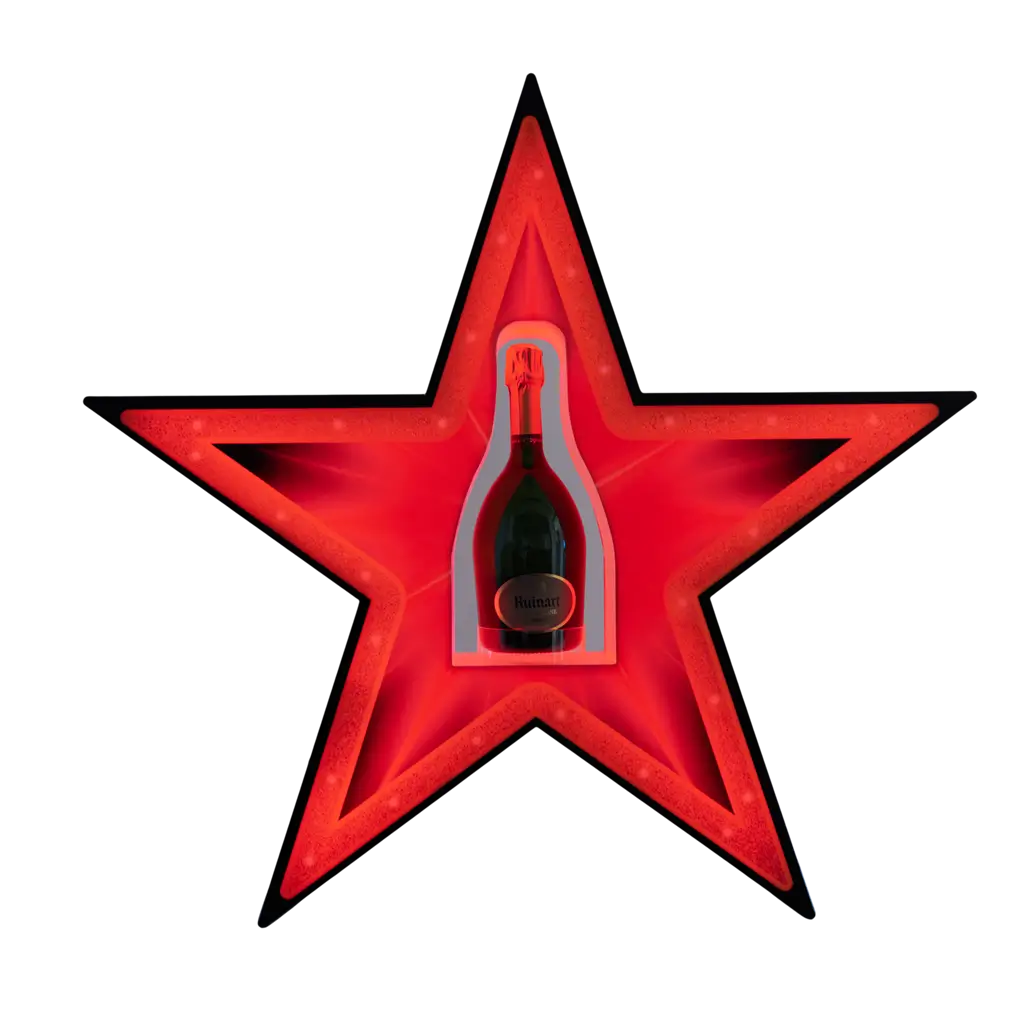 Rituel de service "Étoile" - Oplyst VIP-flaskedisplay | By Sparklers