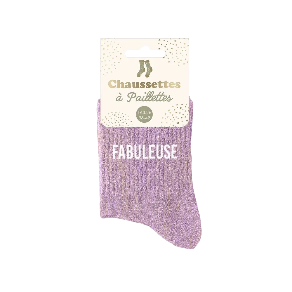 Fabelagtige glitterstrømper - One size 36-42