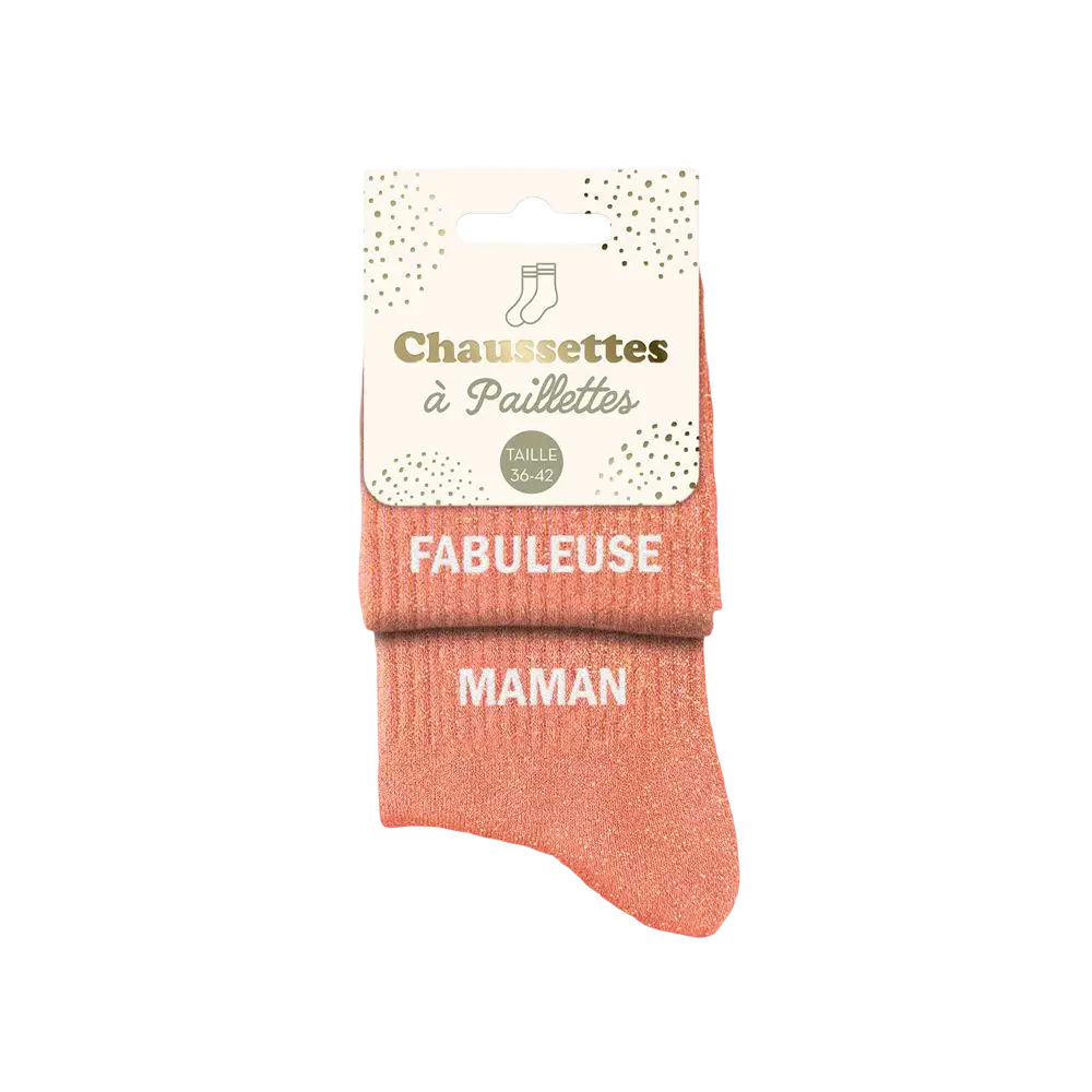 Fabuleuse Maman Duo Glitter-strømper - One Size 36-42