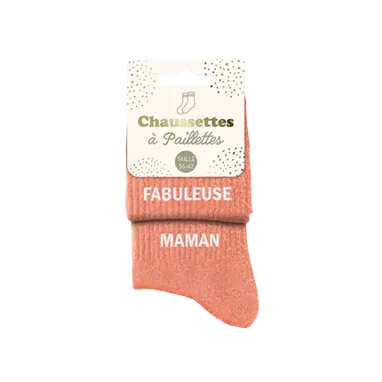 Fabuleuse Maman Duo Glitter-strømper - One Size 36-42