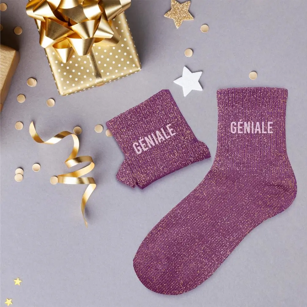 Géniale Glitter Socks - One Size 36-42