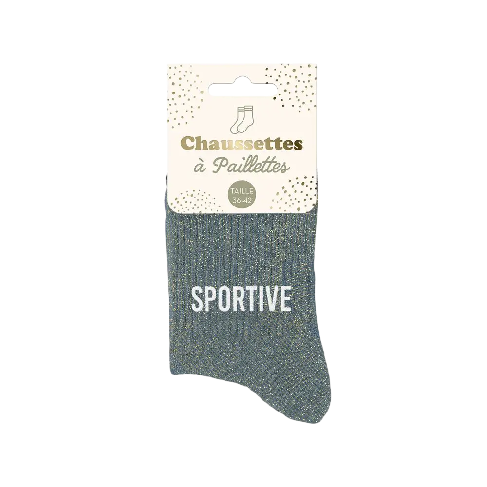 Sport Glitter Socks - One Size 36-42