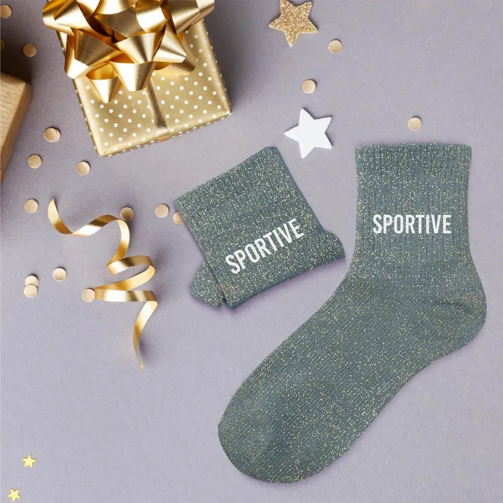 Sport Glitter Socks - One Size 36-42