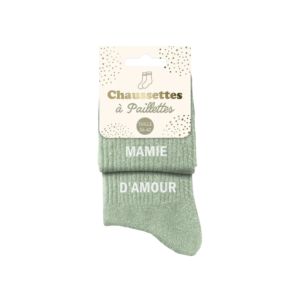 Mamie d'Amour Duo Glitter-strømper - One Size 36-42