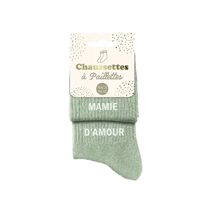 Mamie d'Amour Duo Glitter-strømper - One Size 36-42