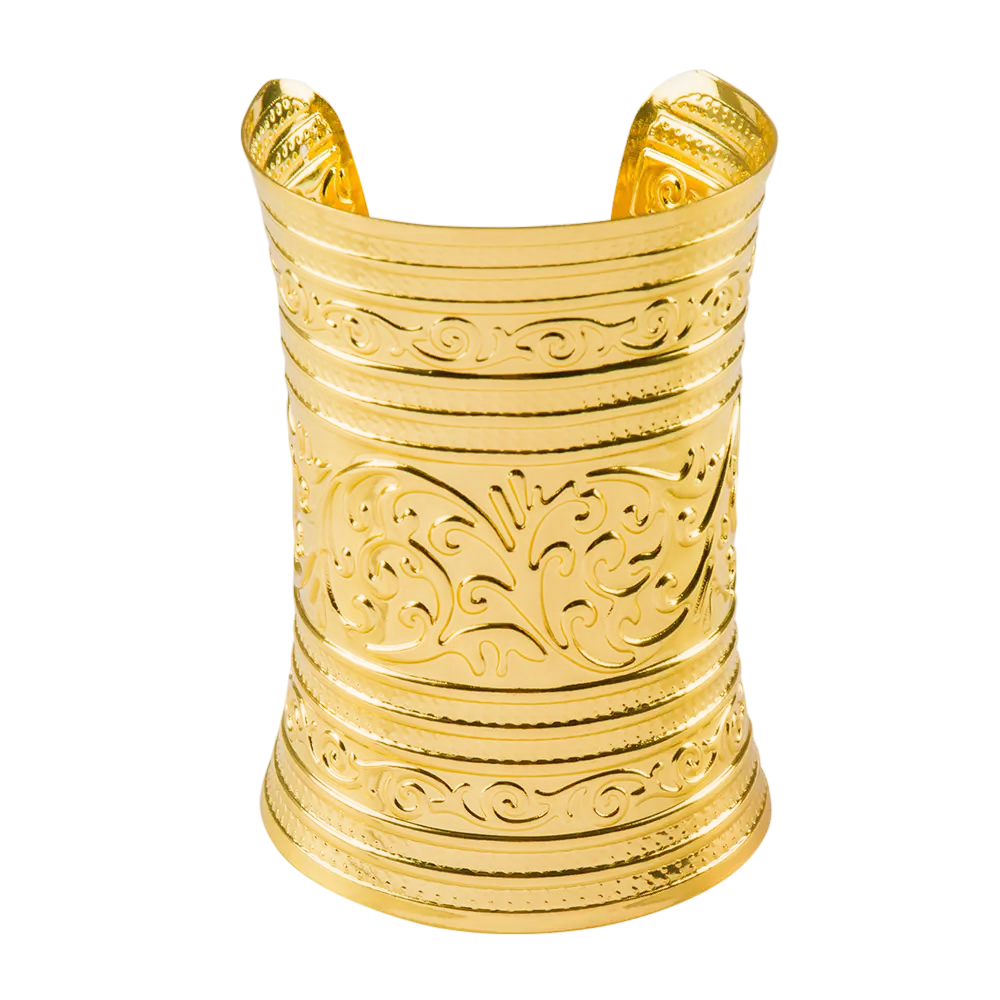 Det forgyldte egyptiske armbånd "Dronningen af Nilen" - Forklædningstilbehør