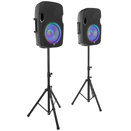 Sound Pack 2 12'' højttalere - BoomTone DJ PS212A LED-sæt