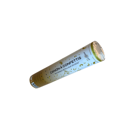Konfettikanon 20 cm Guld