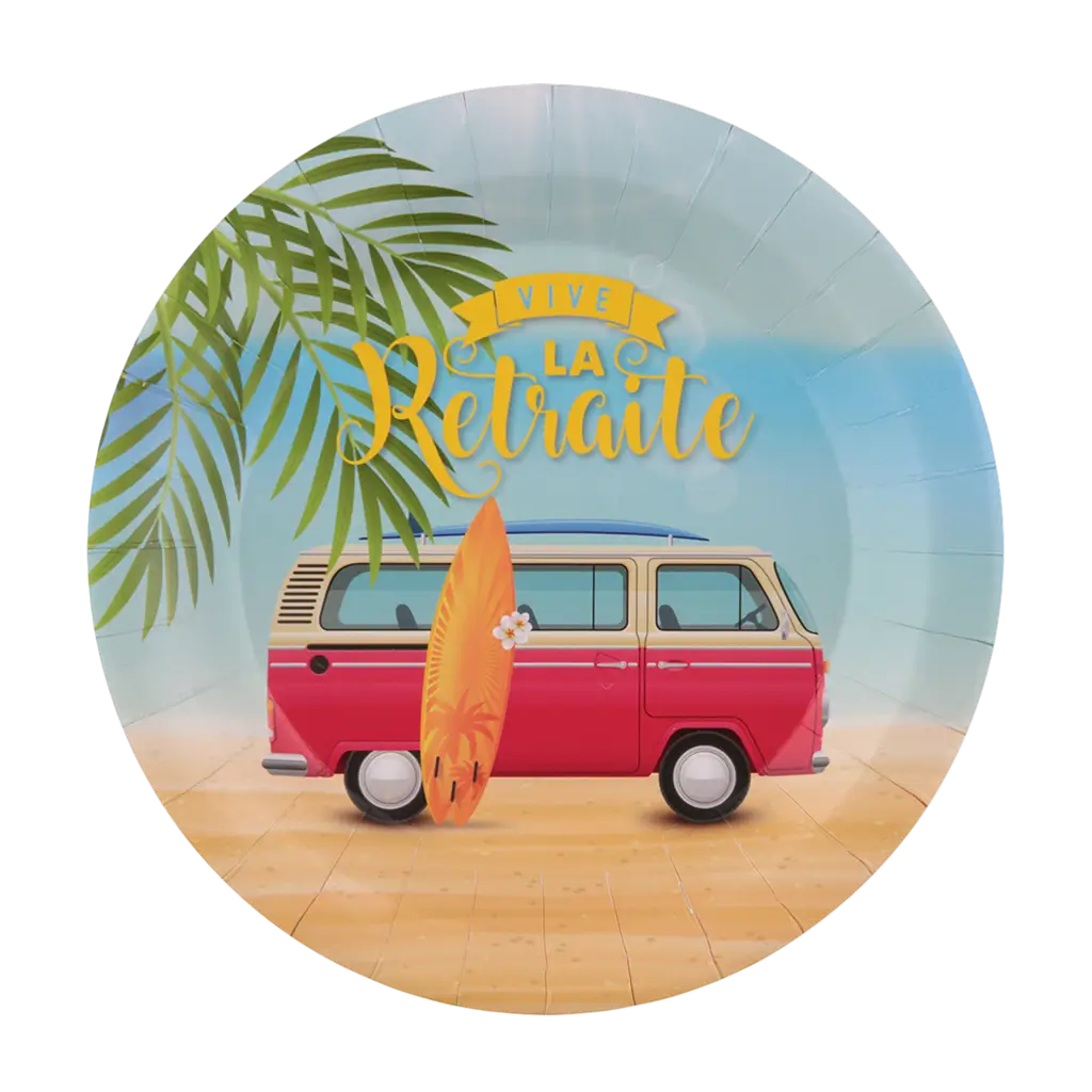 Pensionisttallerken - La belle vie (pakke med 10)