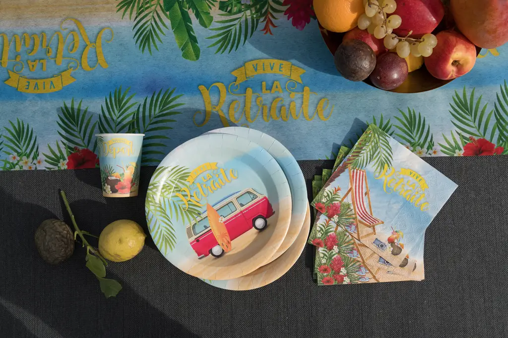 Pensionisttallerken - La belle vie (pakke med 10)