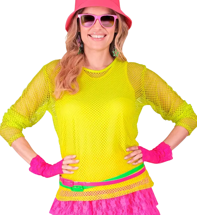 "FLUORESCERENDE PINK BÆLTE